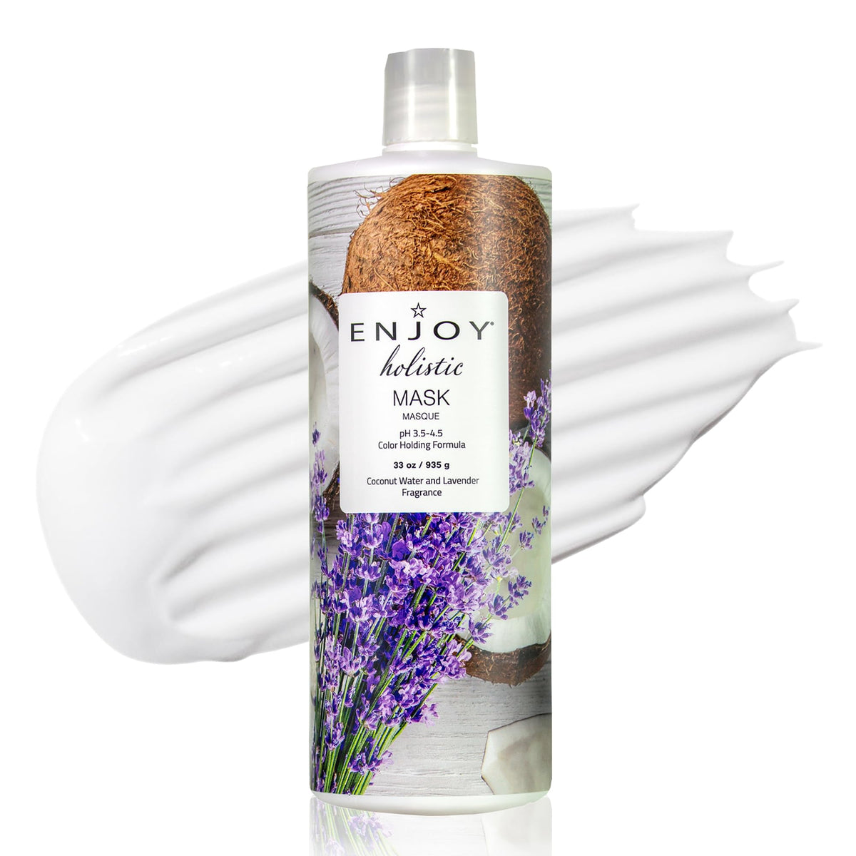 Enjoy Holistic Hair Mask for damaged hair bottle restores moisture