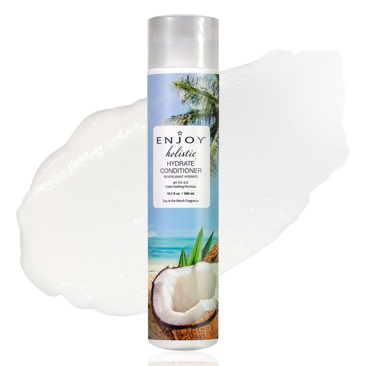 Bouteille Enjoy Holistic Hydrate montrant le conditionneur nourrissant.