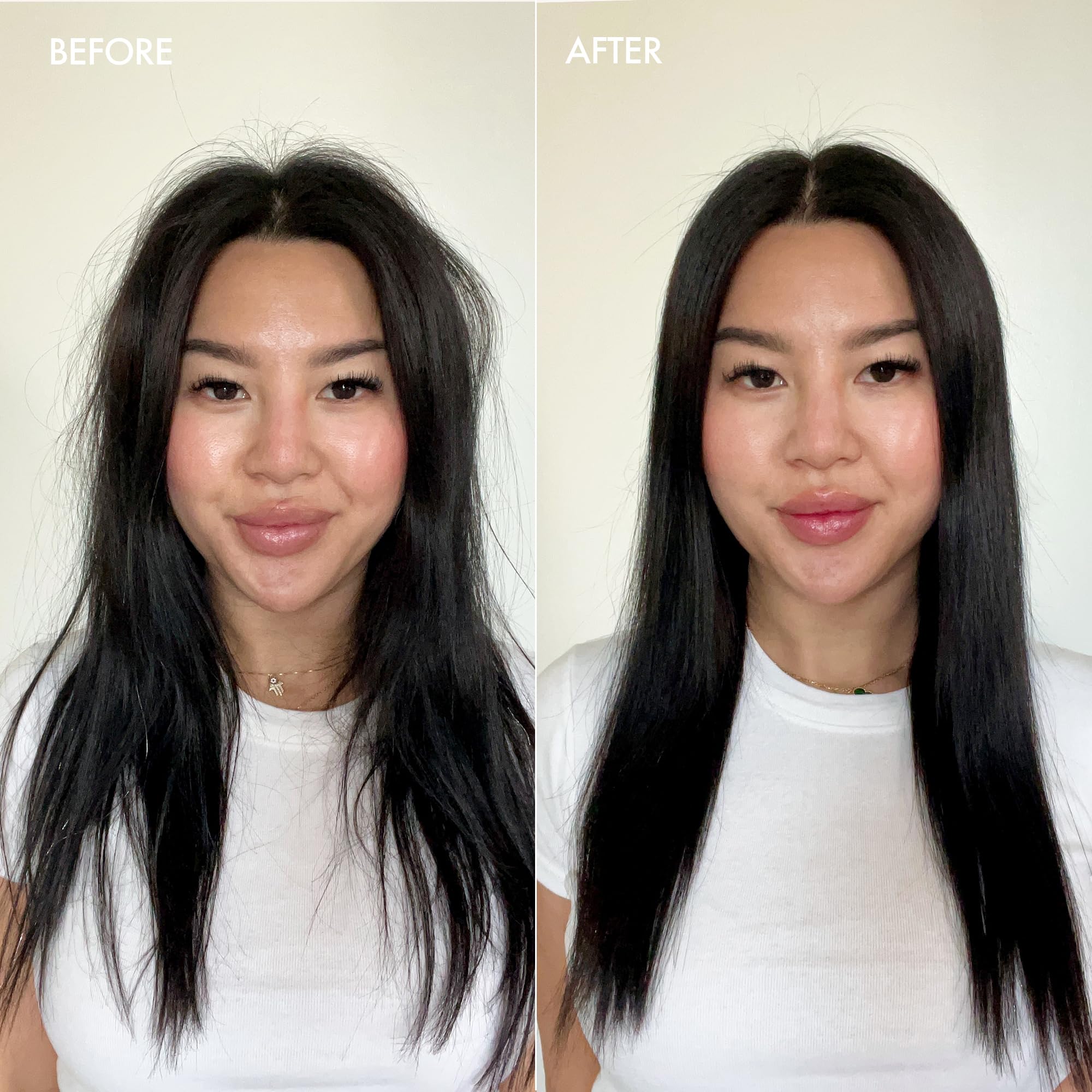 Hair after using Enjoy Hydrating Conditioner with soft shine and movement