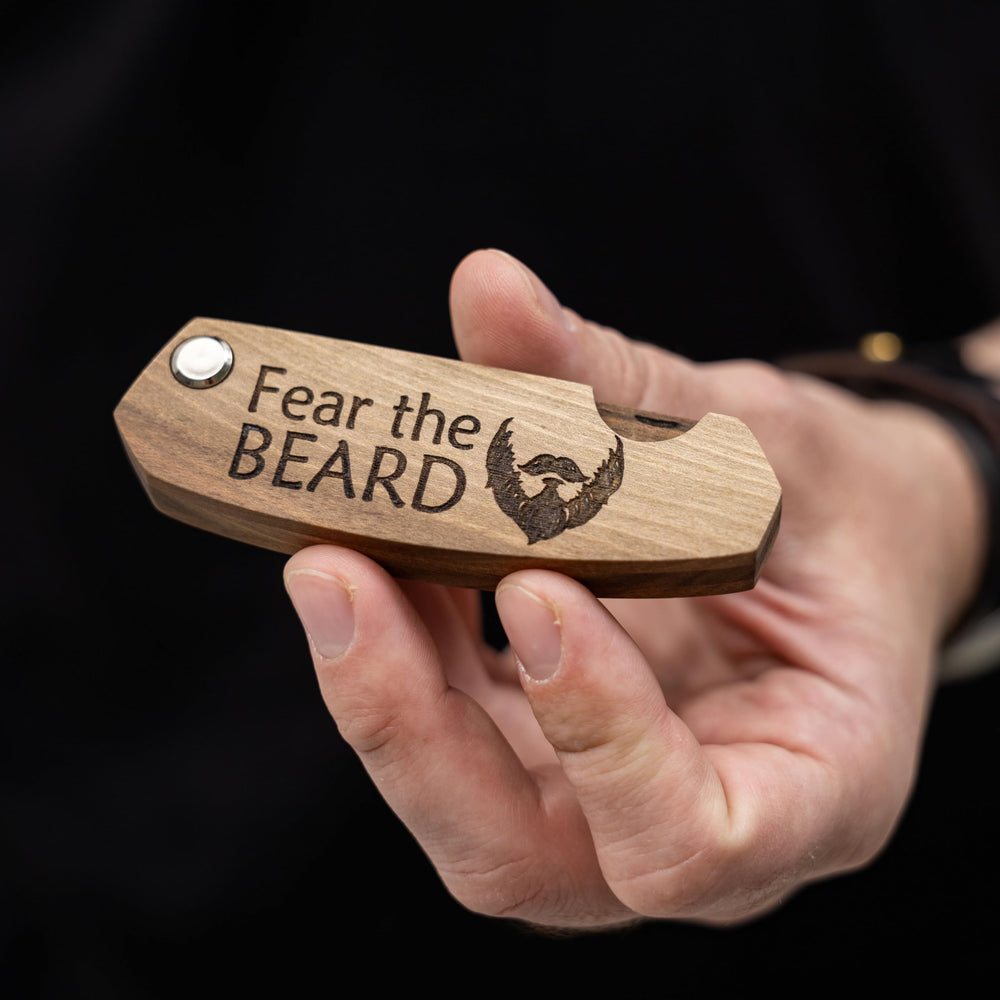 Enjoy The Wood gift-ready packaging beard comb suitable for gifting