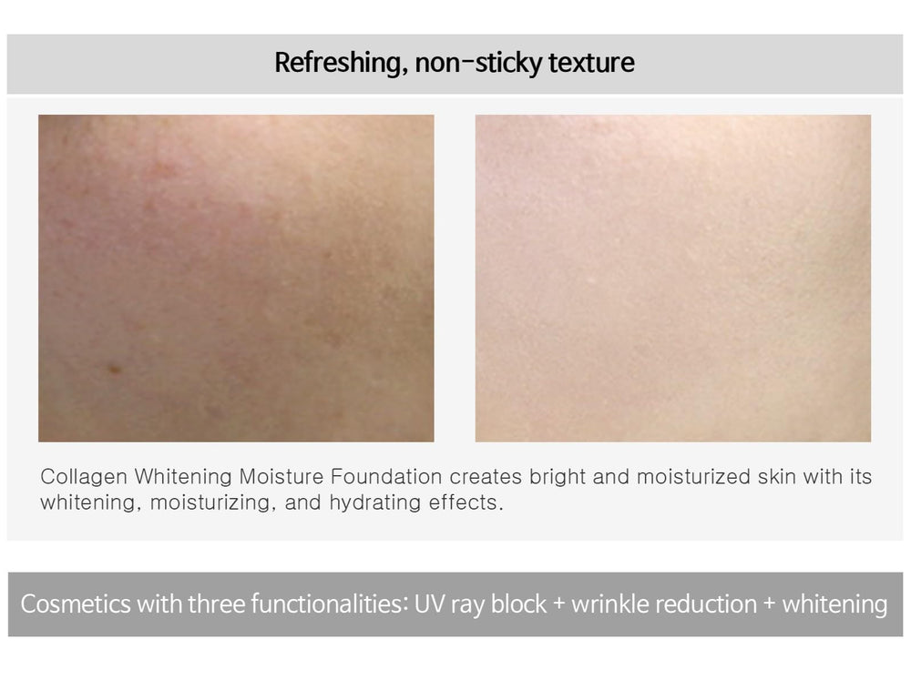 SPF 15 and medium to full coverage with Enough Collagen 3in1 foundation