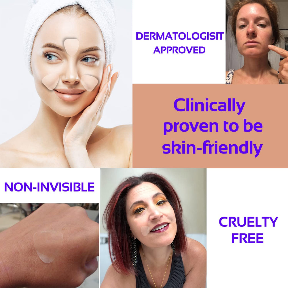 ENROSLU neck-wrinkle silicone pads offer gentle support.
