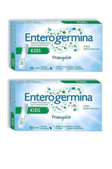Enterogermina Kids 10-vials pack for convenient, on-the-go dosing.
