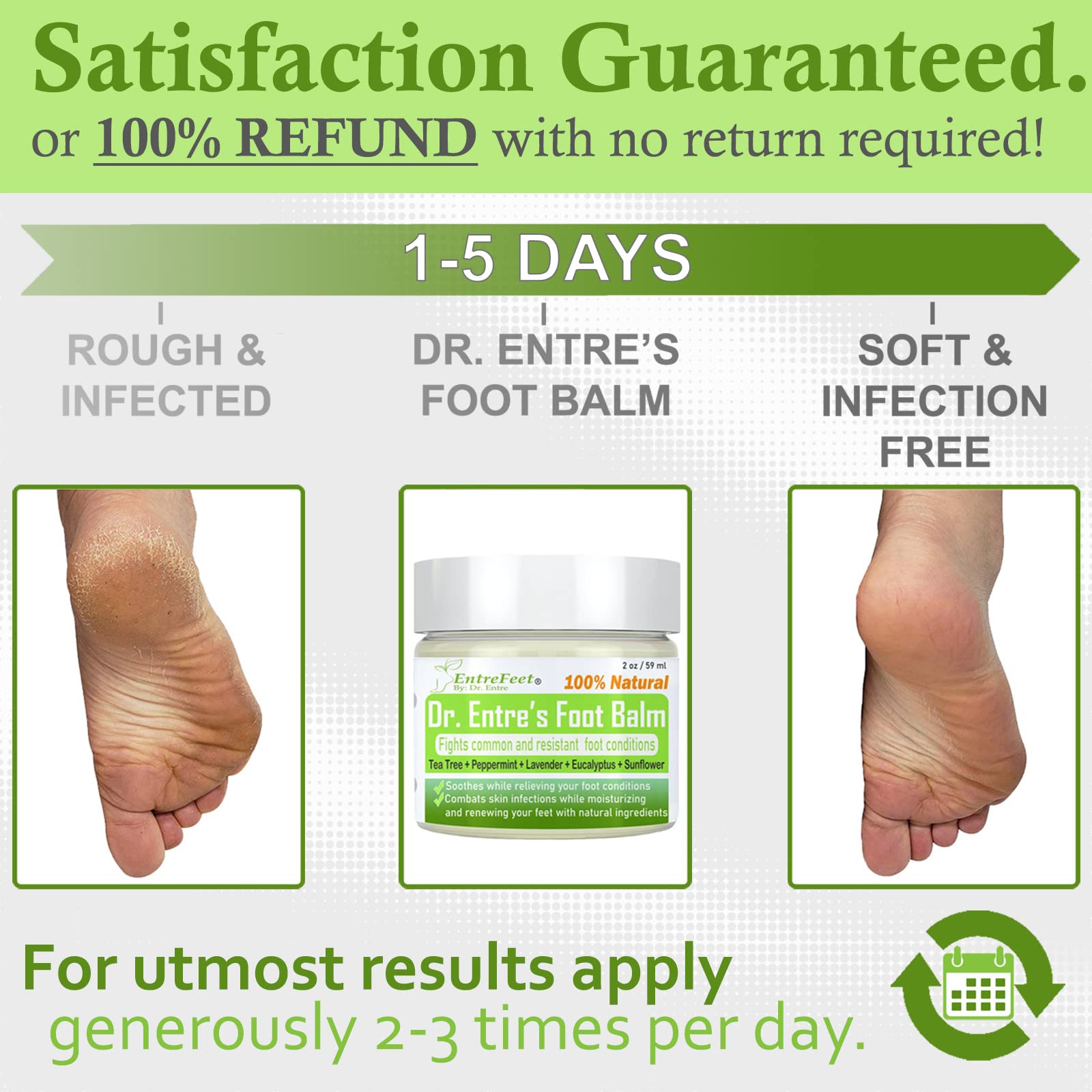 EntreFeet foot balm may help with odor and itching naturally