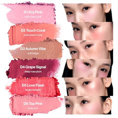 ENTROPY MAKE UP buildable color allows sheer to vibrant cheeks