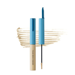 ENTROPY MAKE UP Tough Brow Finisher cap with built-in comb for quick brow grooming.