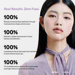 Tough Brow Finisher long-lasting hold keeps brows in place throughout the day.
