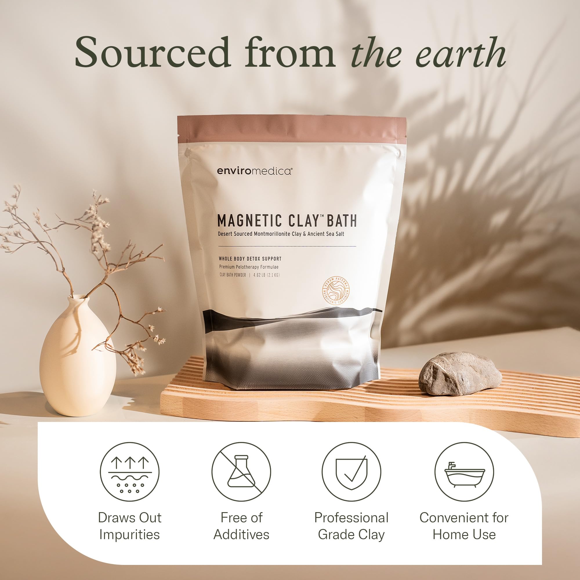 Enviromedica foot bath soak helps tired feet recover during a calm, spa-like moment.