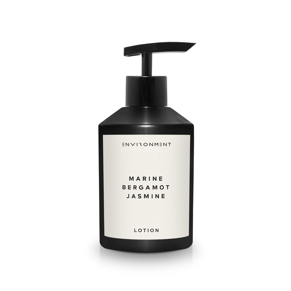 ENVIRONMENT RC Lotion bottle front view for daily hydration and resort-inspired scent