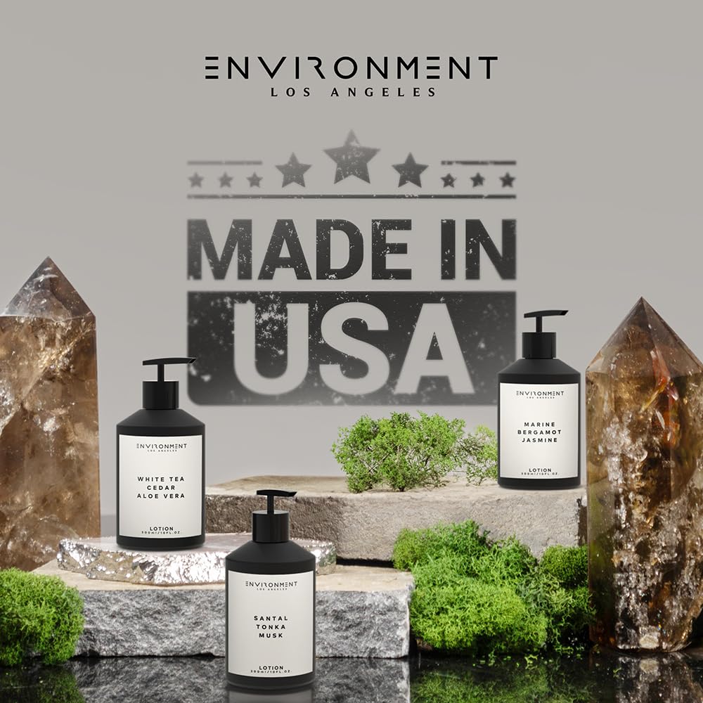 ENVIRONMENT RC Lotion hands application demonstrates non-greasy absorption