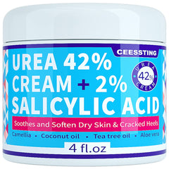 ENVISHA Urea Cream 42% for feet providing gentle exfoliation and lasting moisture.