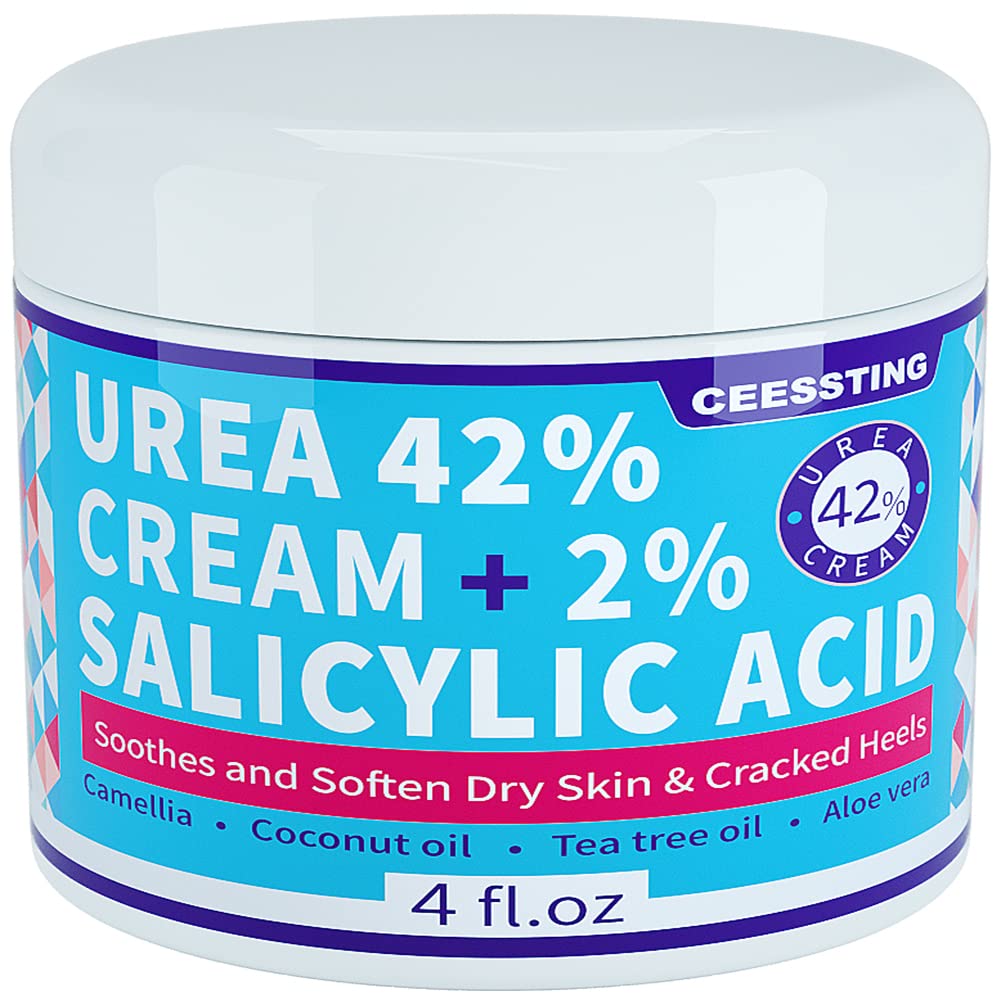 ENVISHA Urea Cream 42% with aloe and green tea supports natural skin care.