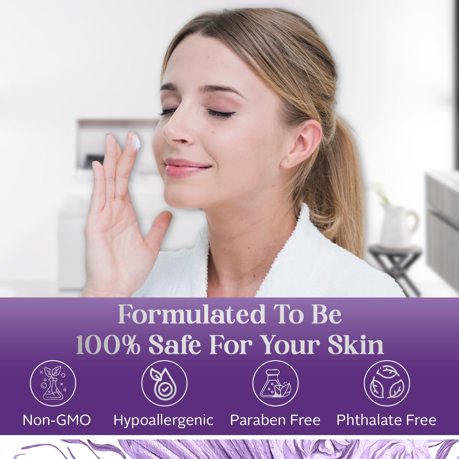 Cap detail of Envy moisturizer emphasizing secure seal and luxury design