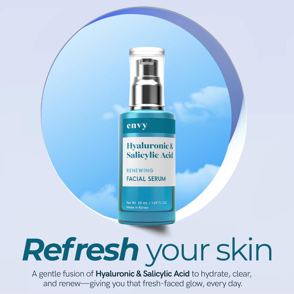 Envy Hyaluronic Serum with Korean skincare heritage supports clean beauty rituals.