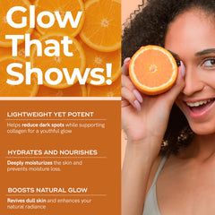 Envy Vitamin C Serum texture on skin suggests quick absorption.