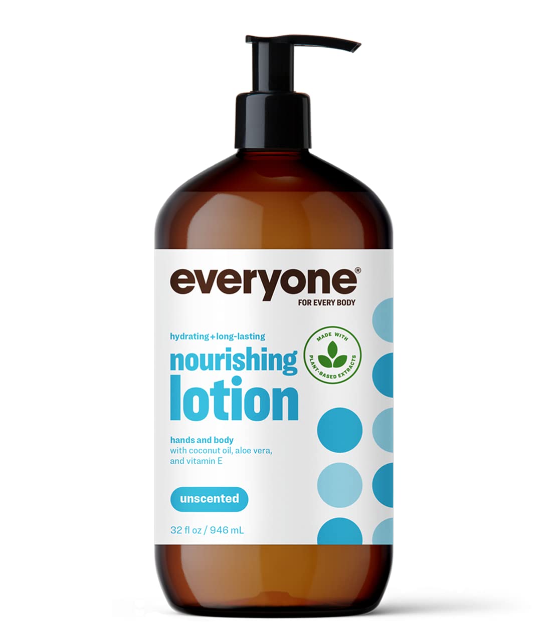 EO Everyone Lotion unscented bottle pump for fragrance-free daily hydration