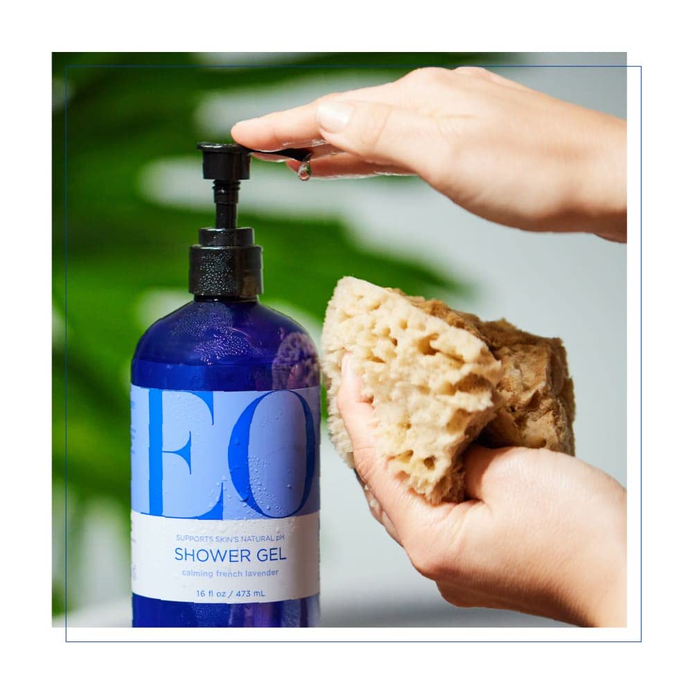 EO Grapefruit and Mint Body Oil travel-ready 8 oz bottle.