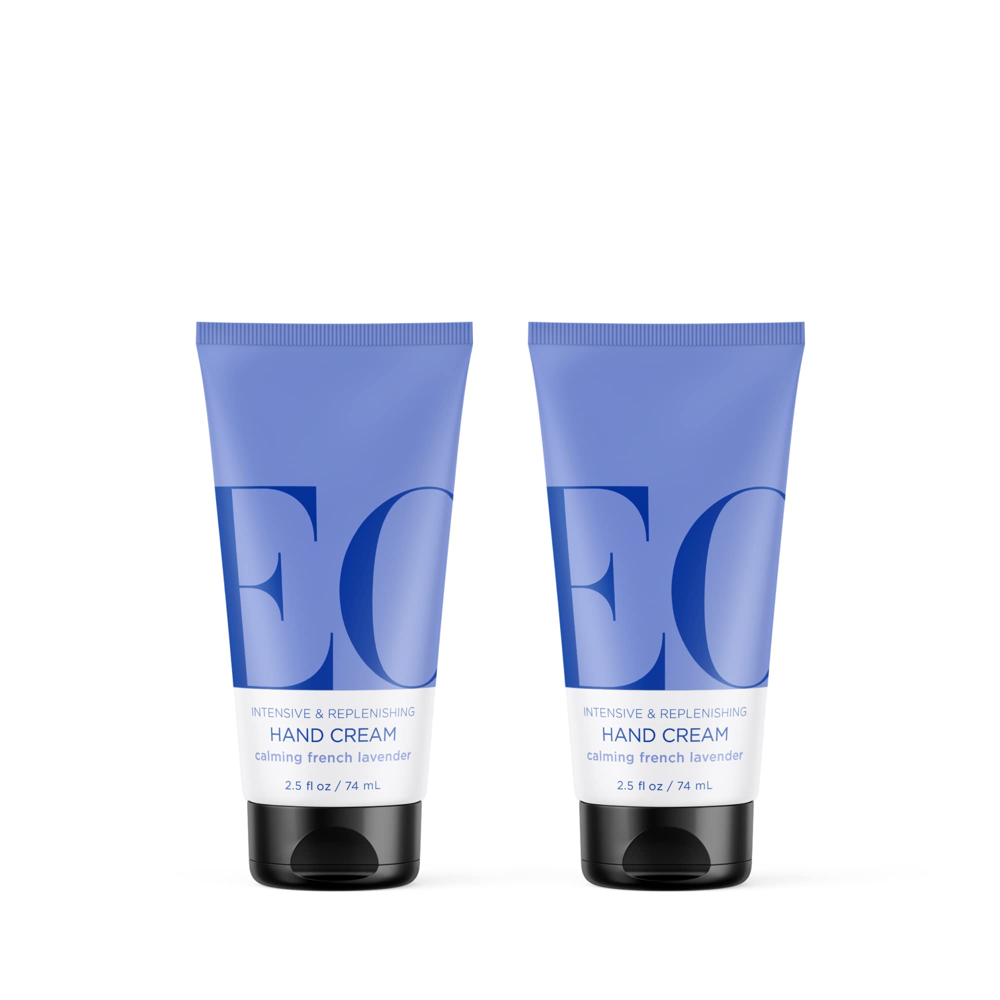 EO Hand Cream French Lavender bottle highlights soothing scent and fast absorption