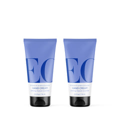 EO Hand Cream French Lavender bottle highlights soothing scent and fast absorption
