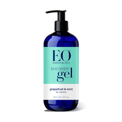 EO Shower Gel Grapefruit Mint bottle front view showing refreshing fragrance for daily showers