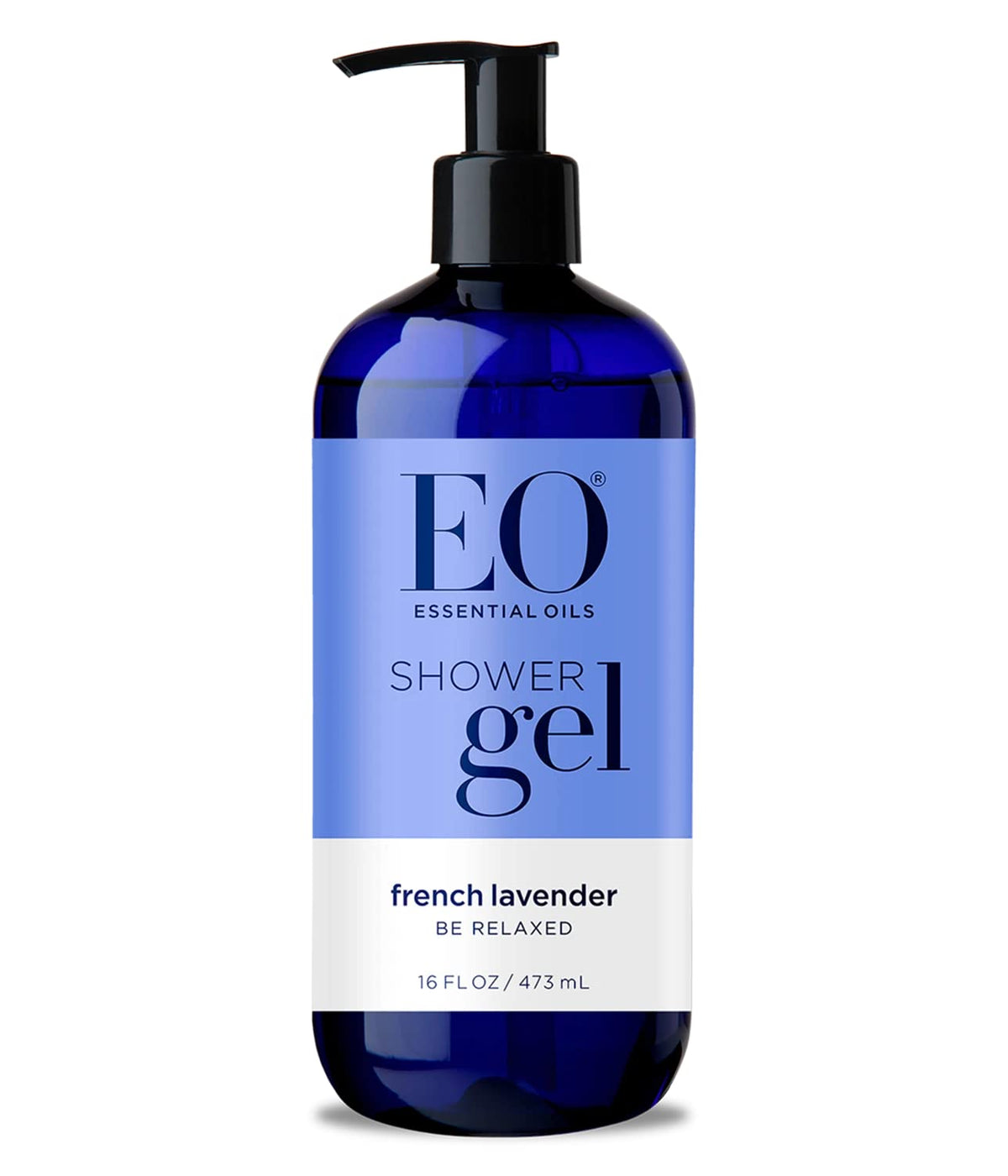EO Skin-Conditioning Shower Gel bottle with French Lavender for gentle cleansing.