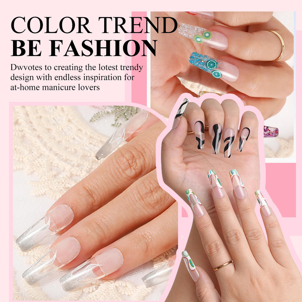 Eodci acrylic powder mixing with liquid scene highlights easy application for beginners