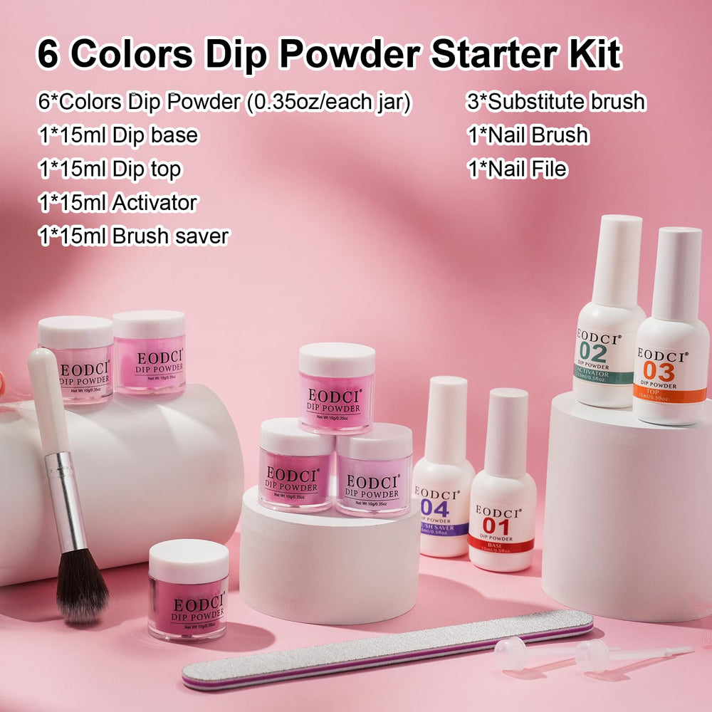Eodci activator and base top coat set ensures smooth, durable color without a lamp.