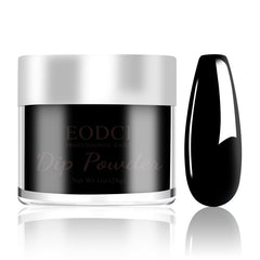 EODCI Black Dip Powder bottle close-up showing 1oz capacity for home use.
