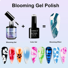 eodci Blooming Gel Clear 15ml watercolor art for soft color spreads.