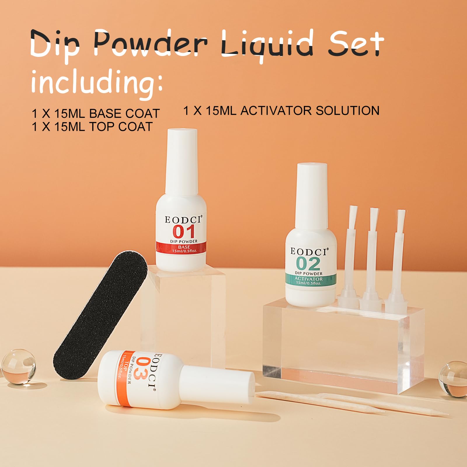 EODCI activator drying in 30 seconds speeds up at-home manicures.