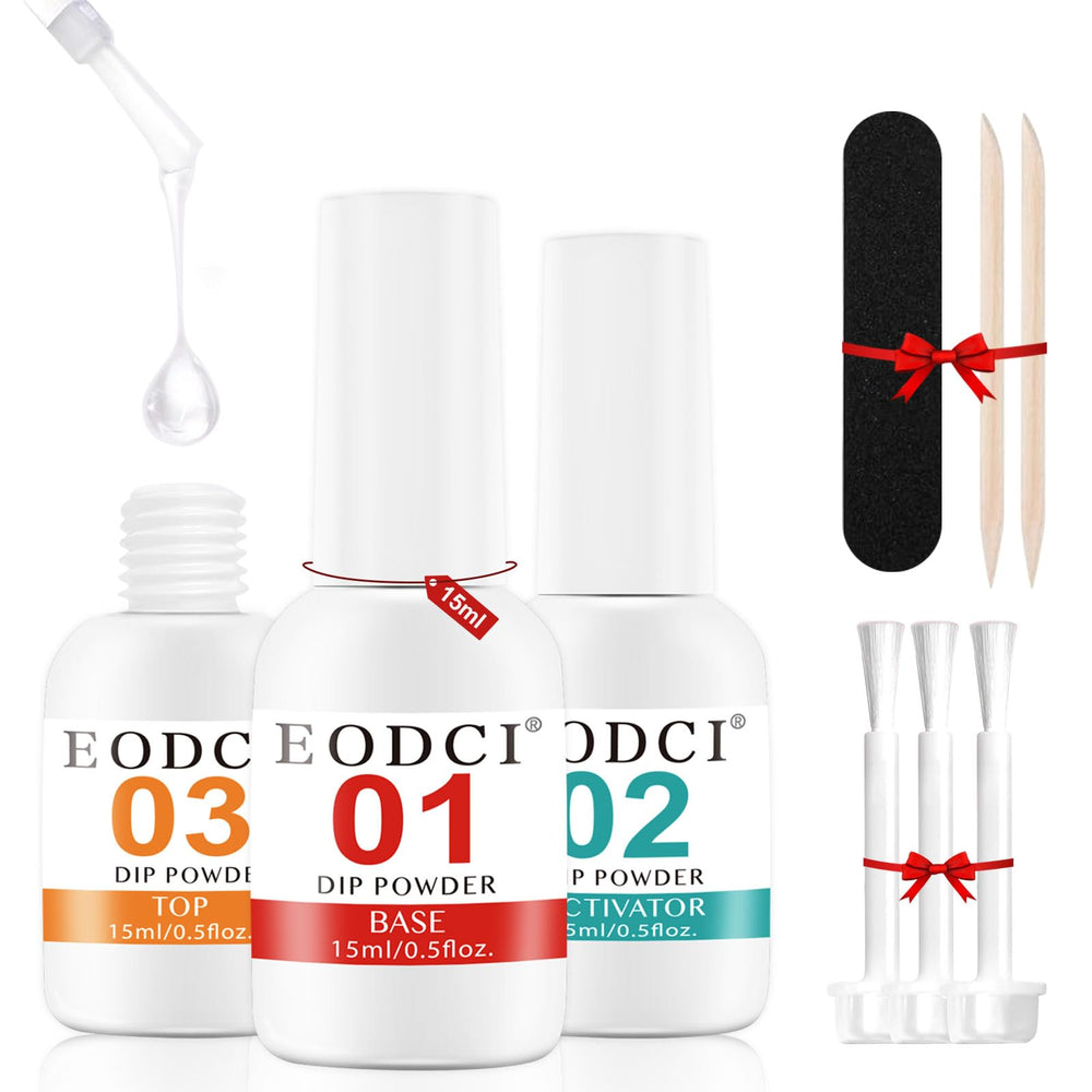 EODCI dip liquid base coat being applied for smooth adhesion and lasting wear.
