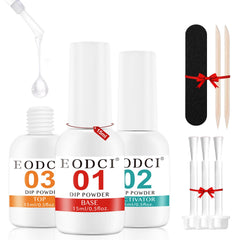 EODCI dip liquid base coat being applied for smooth adhesion and lasting wear.