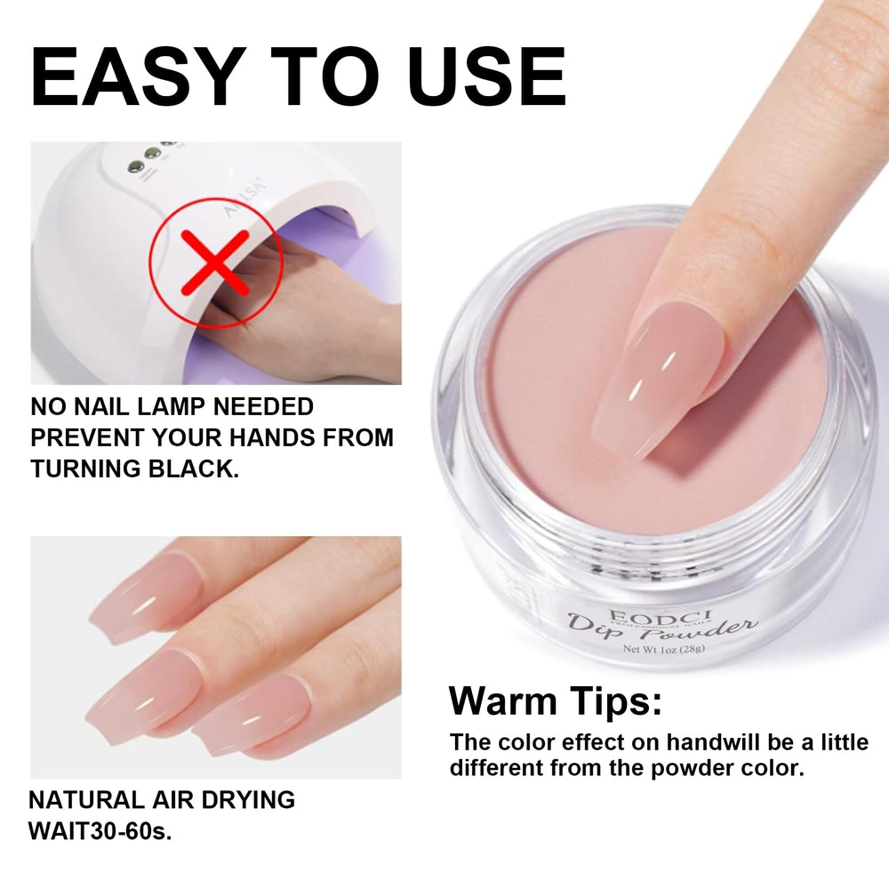 EODCI Peachy Nude Shimmer color swatch showing nude shimmer tones.