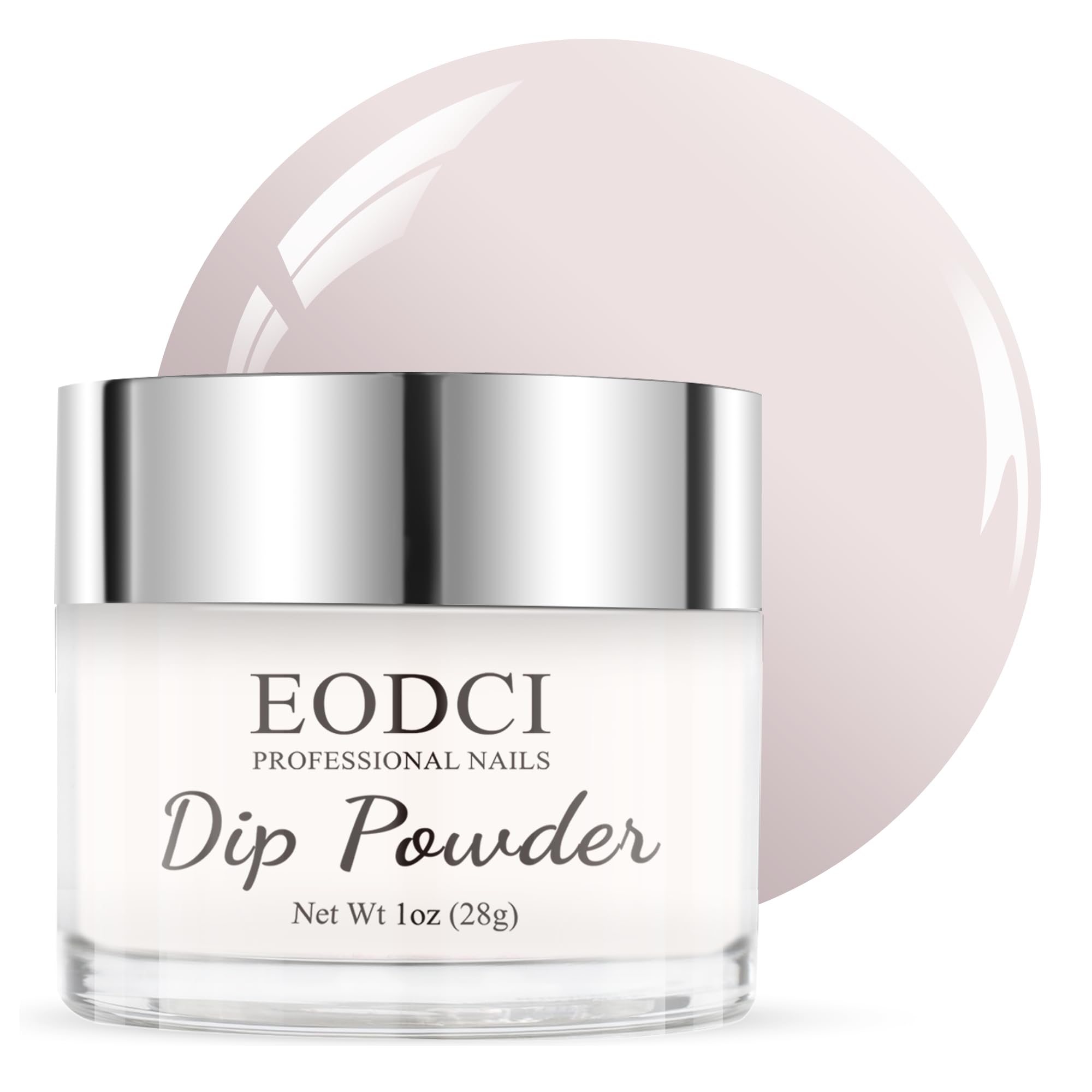 EODCI Milk White Dip Powder bottle with smooth, long-lasting color finish.
