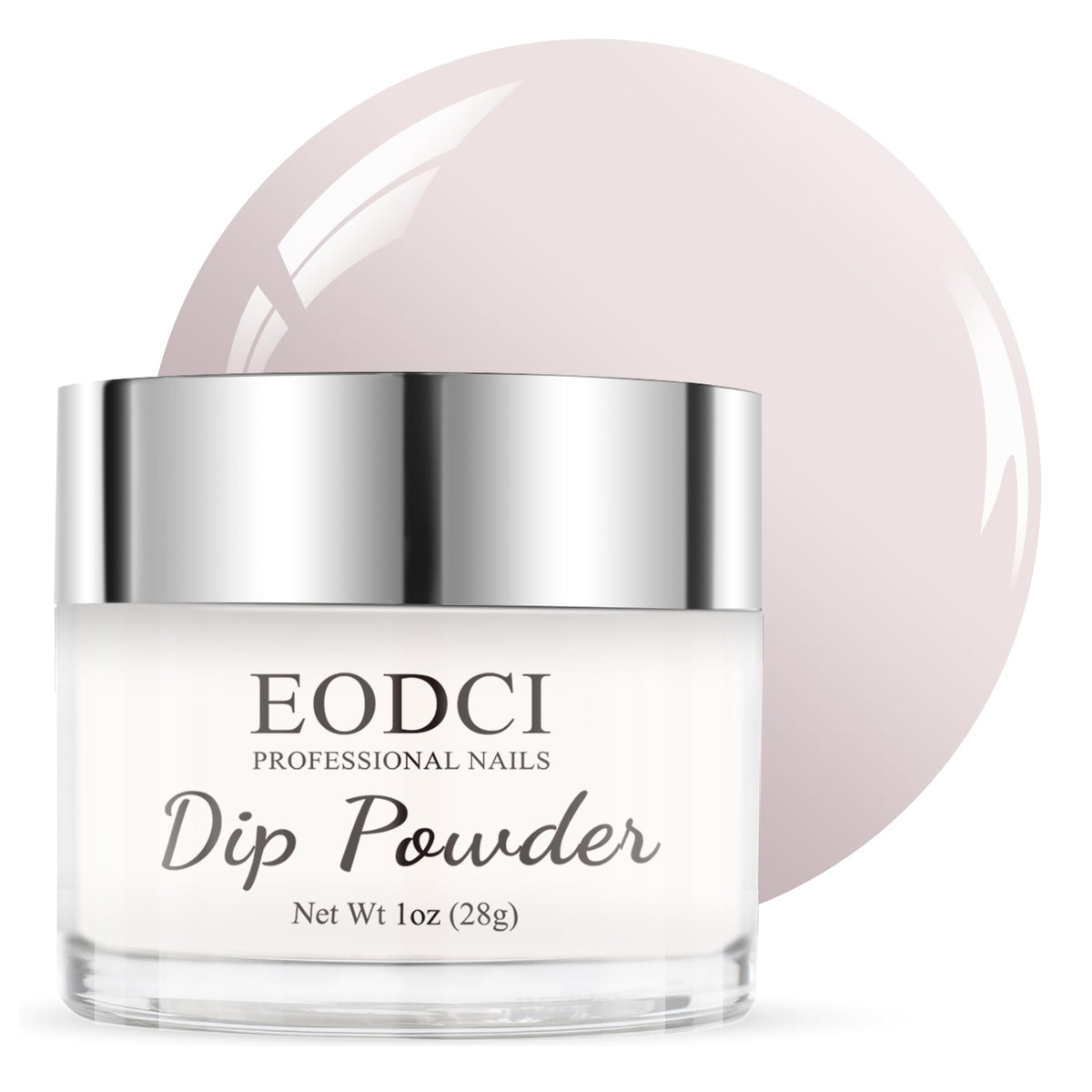 EODCI Milk White Dip Powder bottle with smooth, long-lasting color finish.