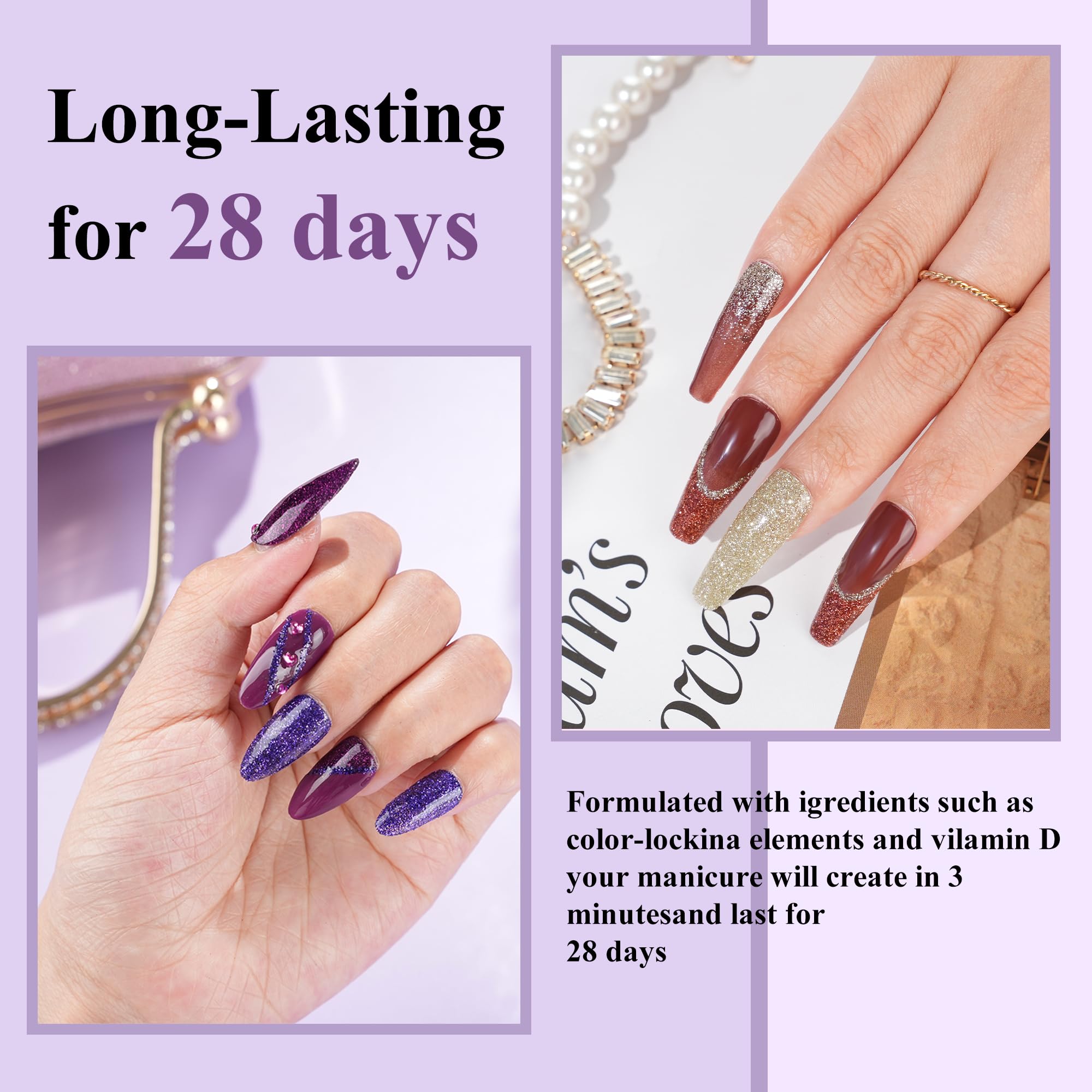 Eodci nail brush and file kit enables precise shaping.