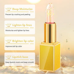 EOIRULA color-changing lipstick application close-up showing shade morph for day-to-night looks