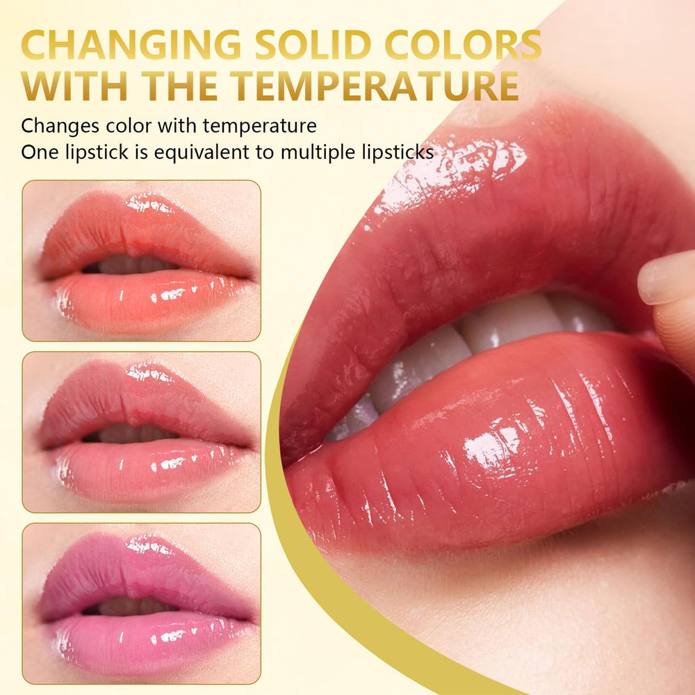 EOIRULA gold foil detail adds a luxe touch while shimmering with the lipstick