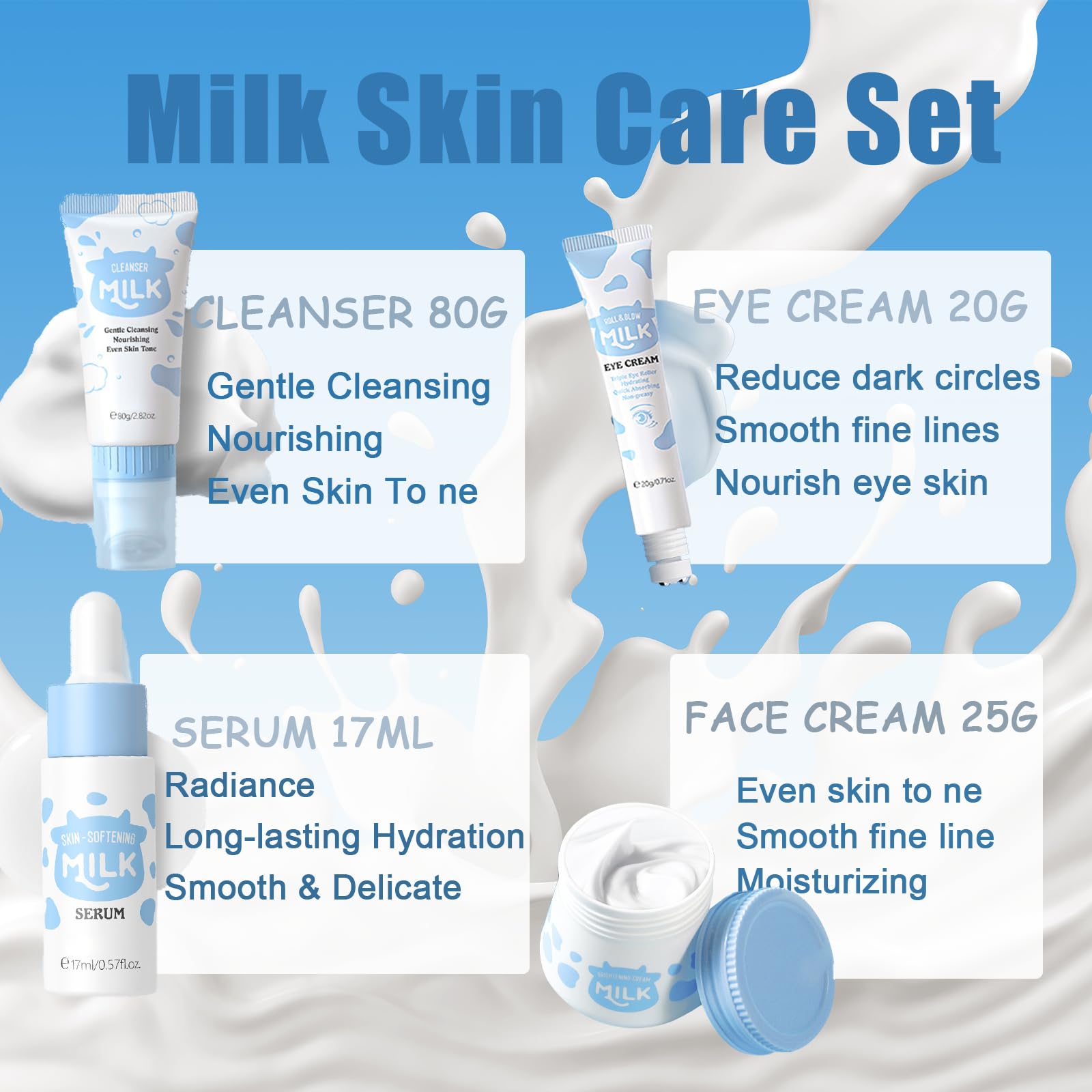 EONFAVE Milk Face Wash image featuring gentle cleanser for refreshed skin.