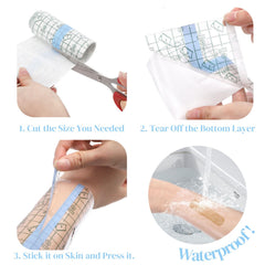 Eorbow waterproof bandage enabled for showering and swimming