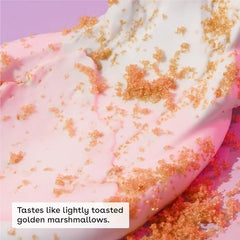 eos Marshmallow Fluff balm application demonstrates smooth, hydrating lip care in action.