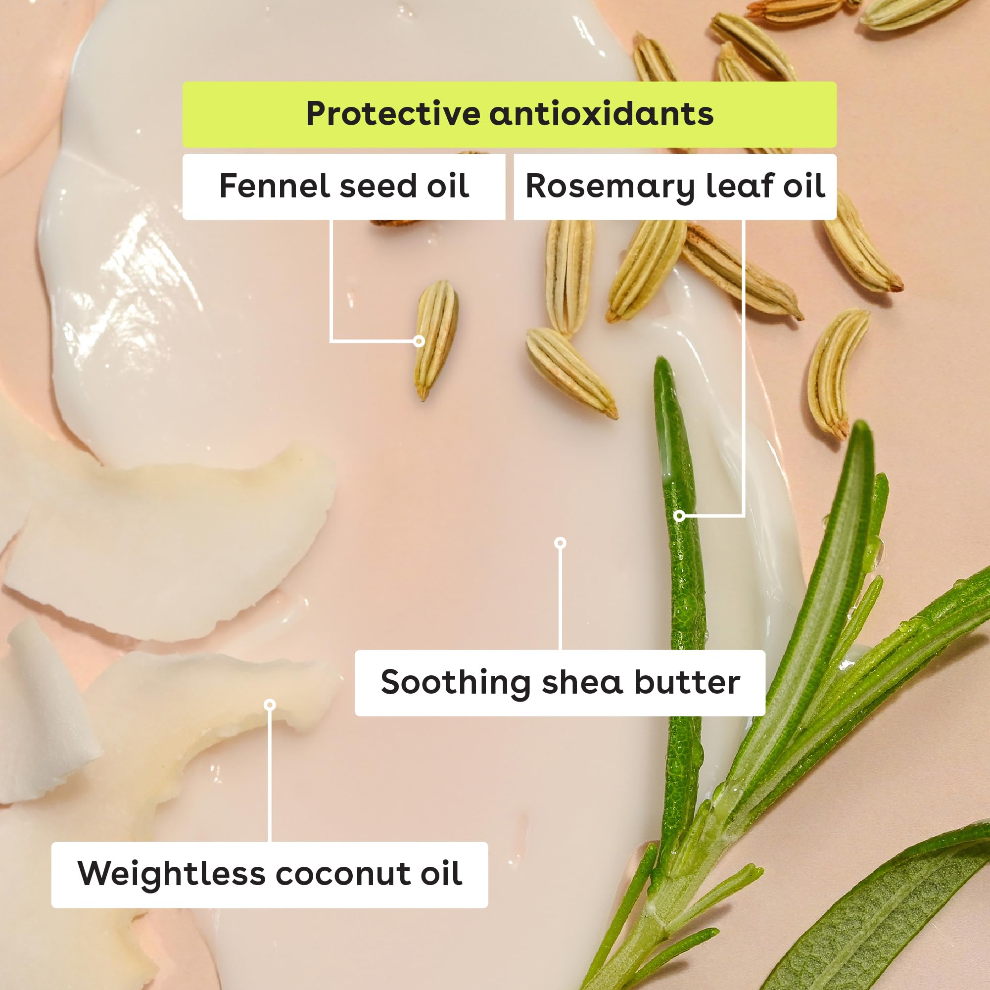 eos weightless coconut oil on lips for light hydration