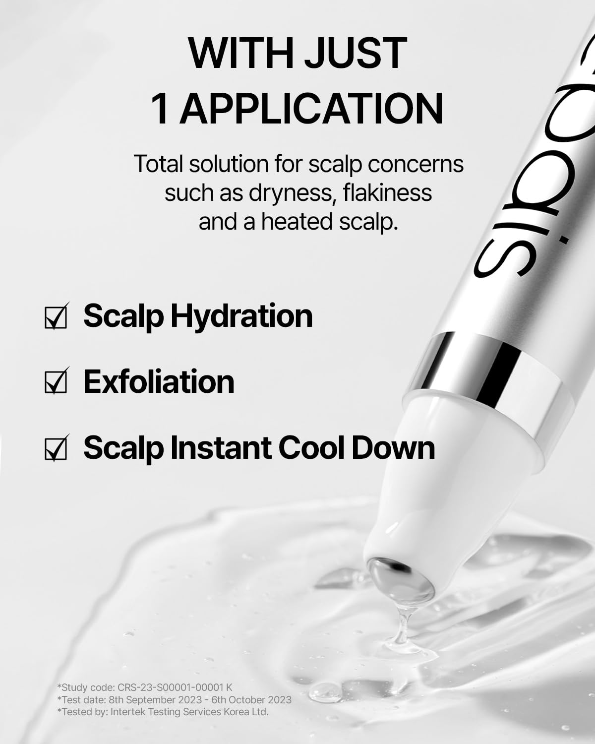 EPAIS ampoule on bathroom counter ready for daily use.