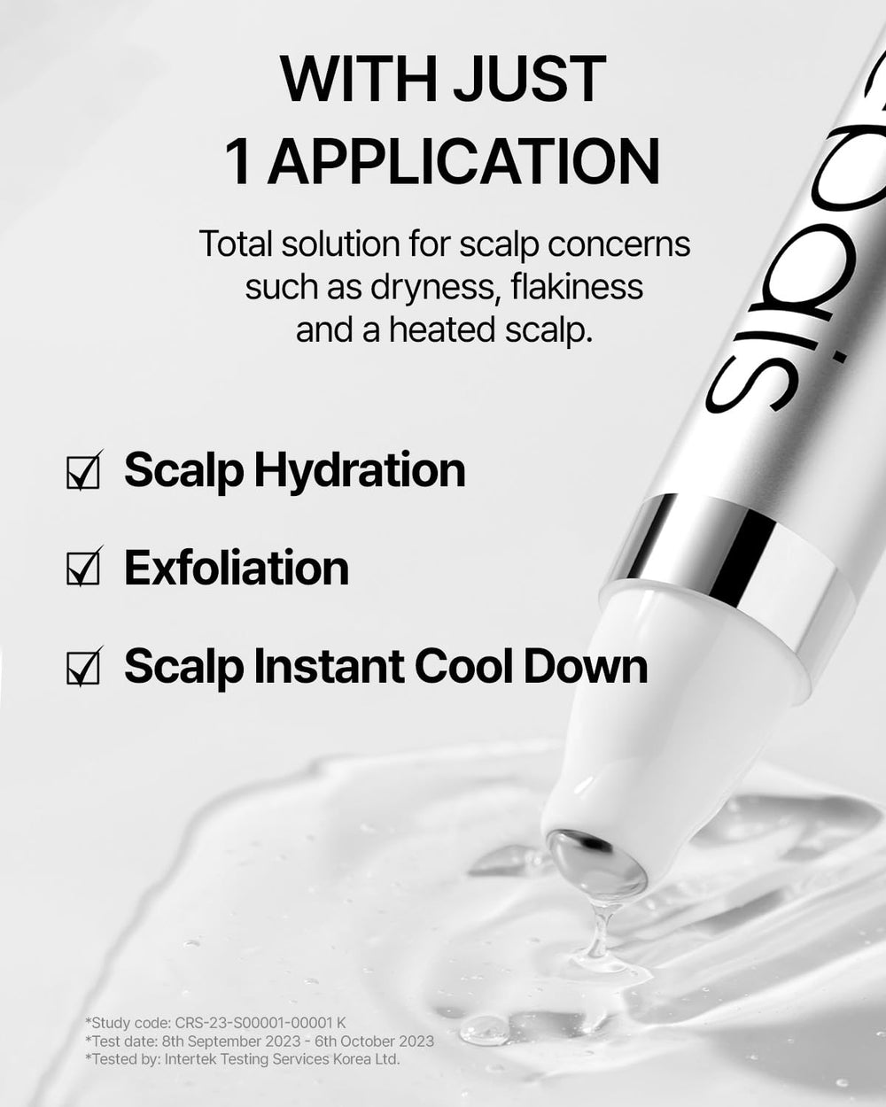 EPAIS ampoule on bathroom counter ready for daily use.