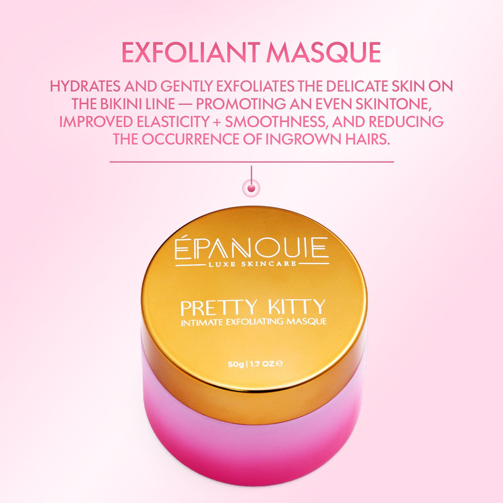 EPANOUIE botanical exfoliator tube enabling gentle enzyme action.