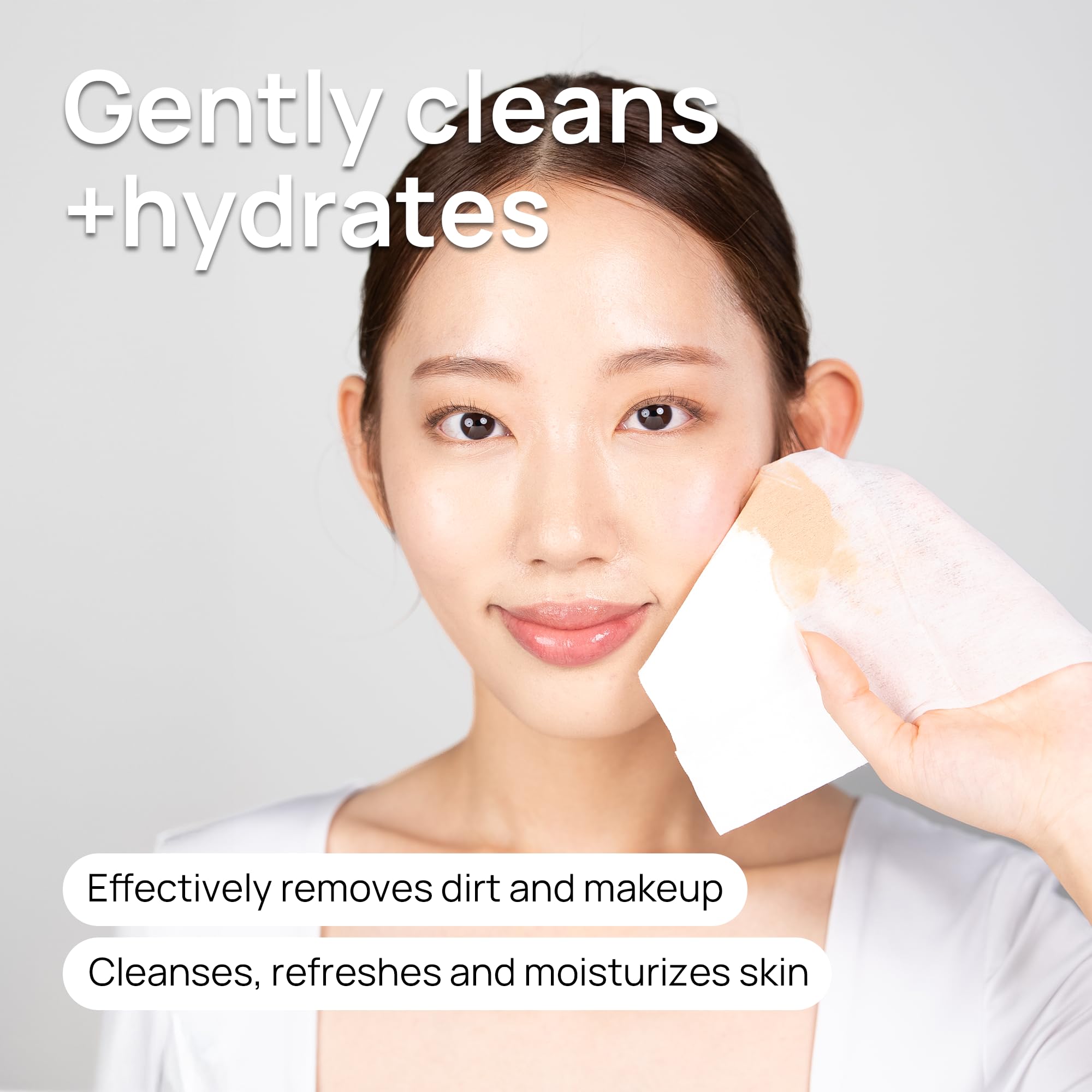 Epielle Argan Oil Makeup Remover Wipes 60-wipe packs offer value and convenience.