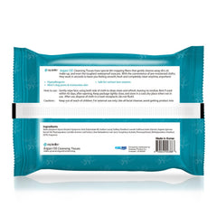 Close-up of the fiber texture on Epielle wipes for gentle cleansing.
