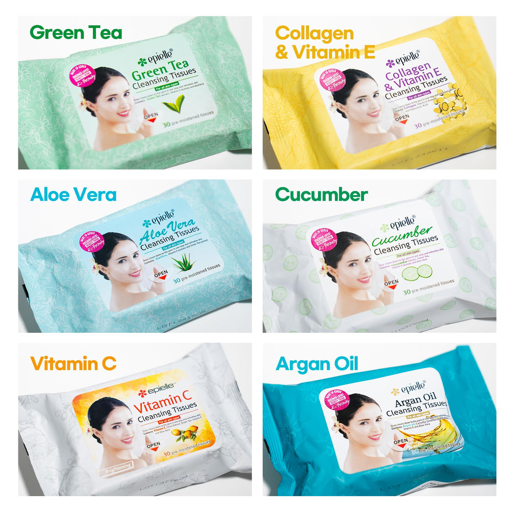 Six-pack box of Epielle wipes for gifting or stocking stuffers.