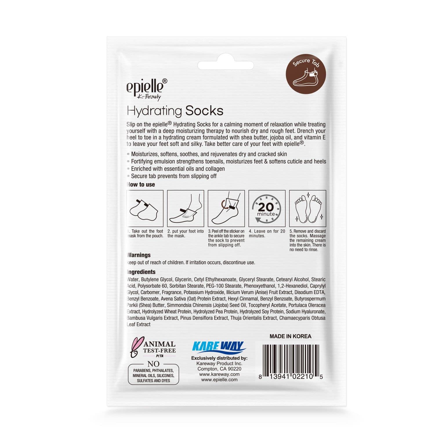 Epielle Gift-ready Foot Care Kit suits stocking stuffers.