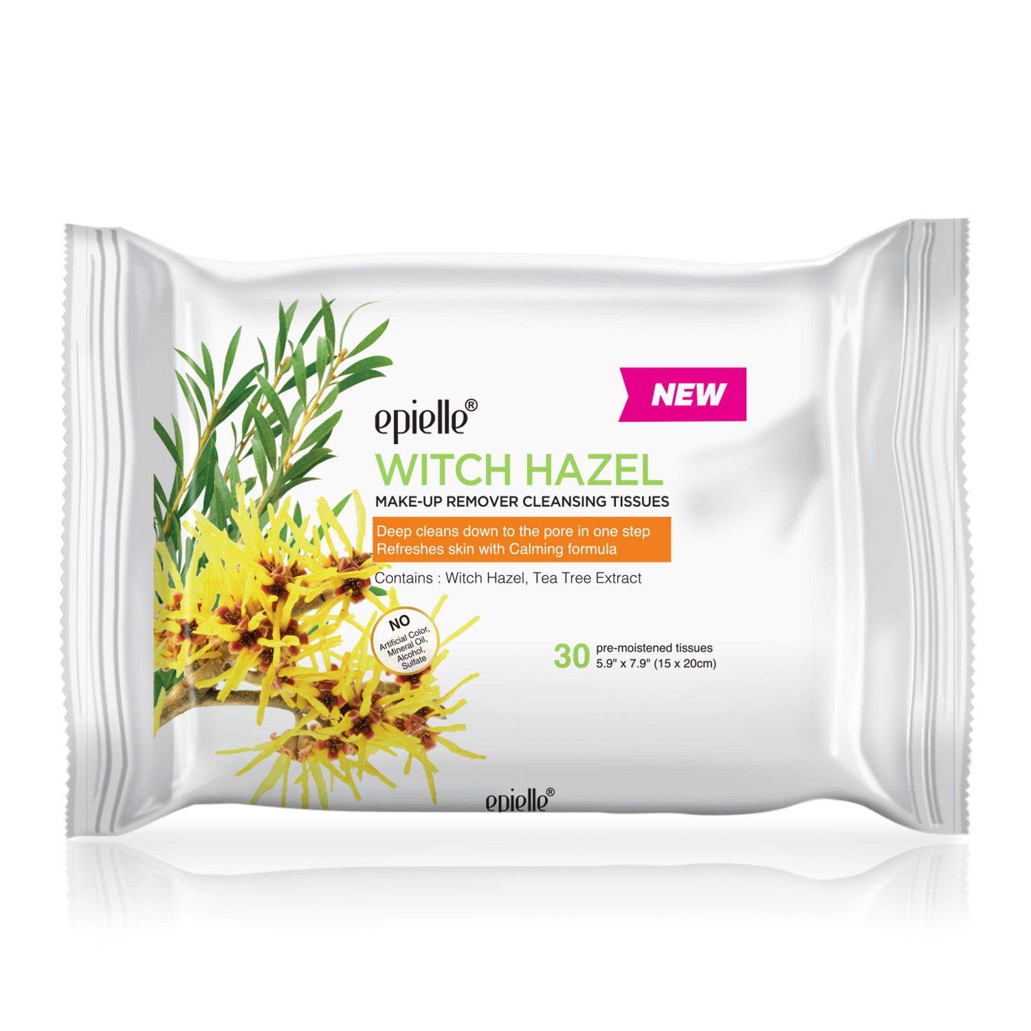 Close up of Epielle wipes showing dirt trapping fibers for gentle exfoliation.